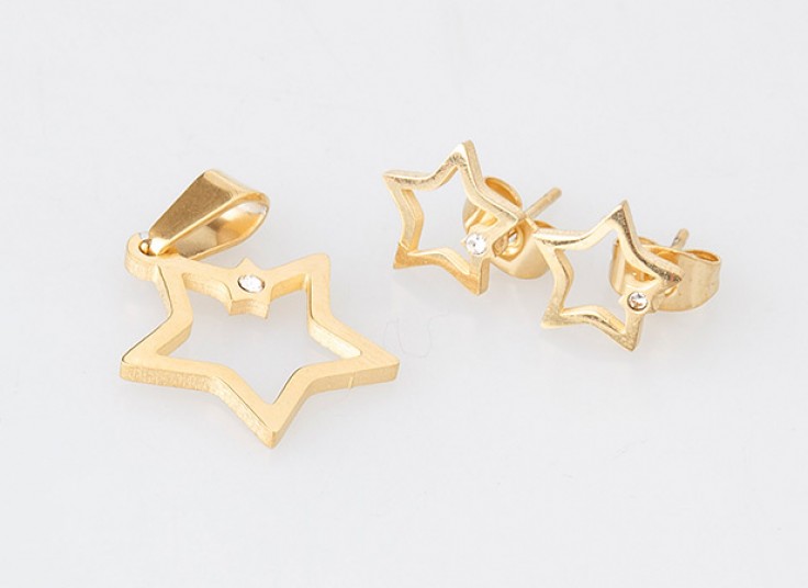 ست زیورآلات اقلیمه سری Gold Winter