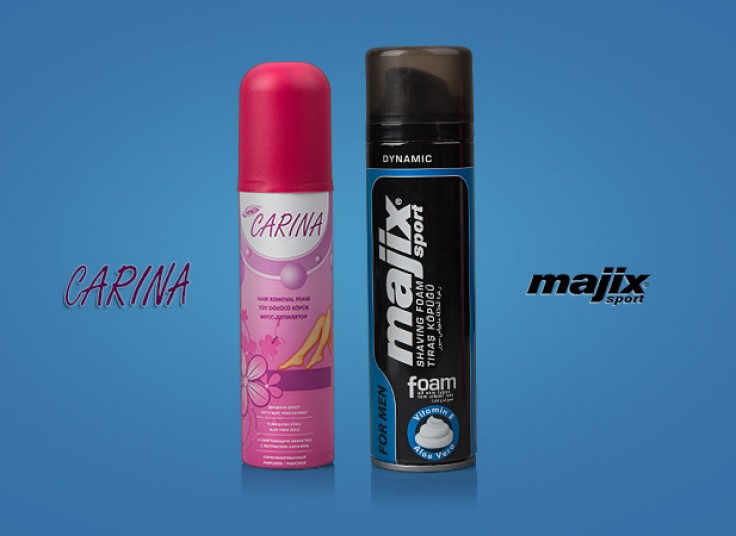 کف اصلاح ریش و اسپری موبر Majix و Carina