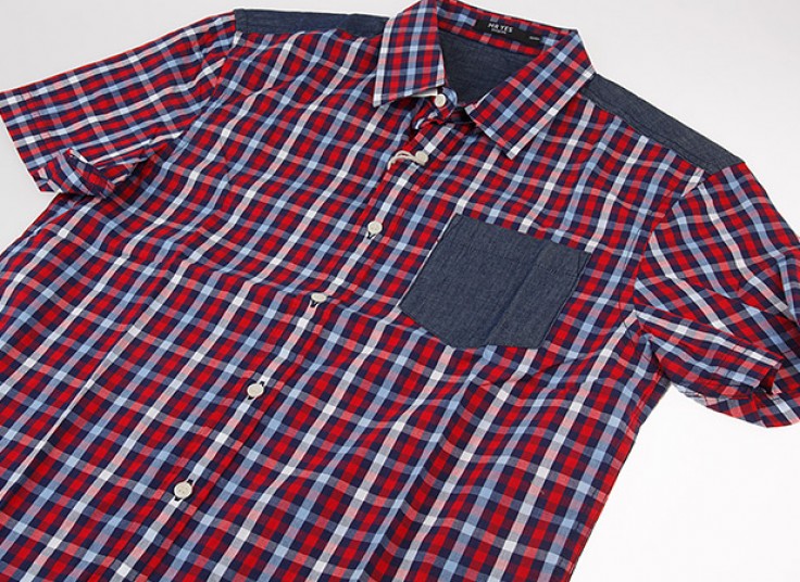 پیراهن مردانه آستین کوتاه MR YES