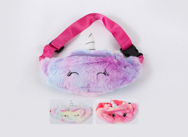 کیف کمری دخترانه طرح یونیکورن