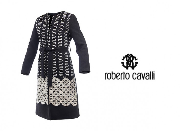 پالتو طرح دار Roberto Cavalli