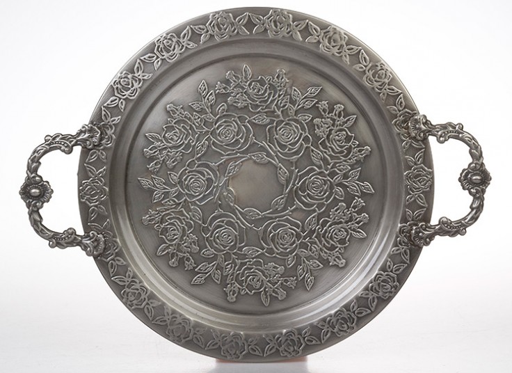 سینی فلزی طرح برجسته