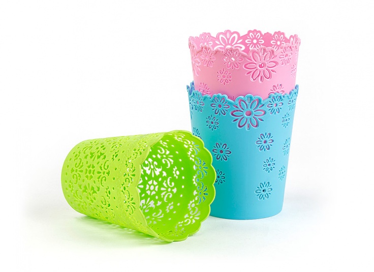 سطل همه کاره گلدار