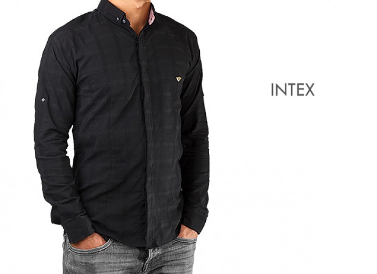 پیراهن مشکی مردانه Intex