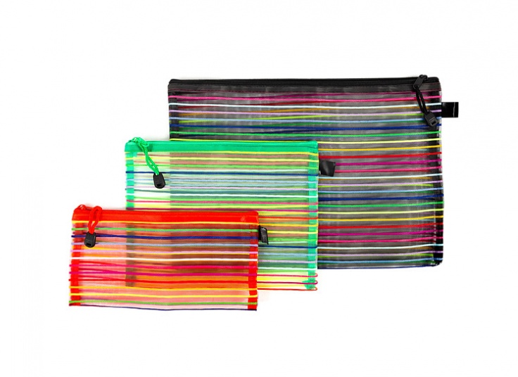 پوشه زیپ دار فانتزی مدل توری