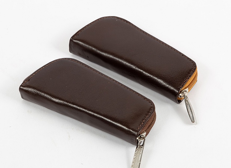 جا کلیدی چرمی زیپ دار