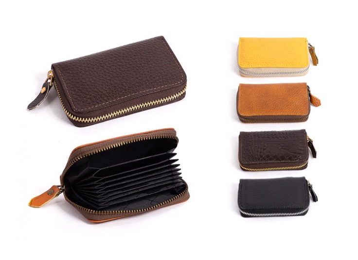 جاکارتی دورزیپ چرم طبیعی