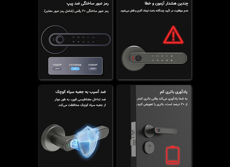 دستگیره هوشمند شیائومی Arkfish S5‏ 