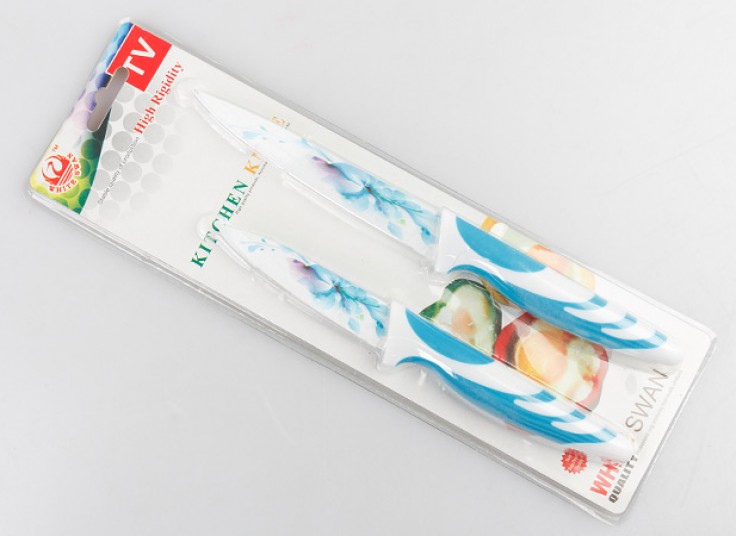 چاقو آشپزخانه گلدار