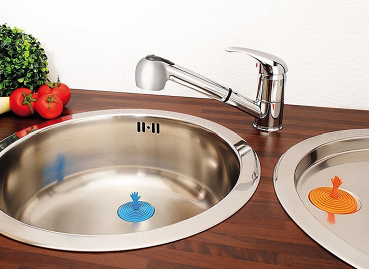 درپوش سینک طرح دست SOS