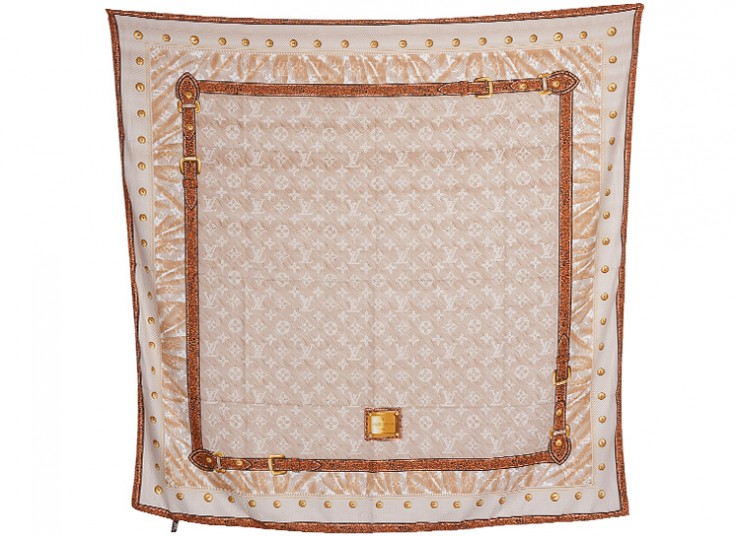 روسری ساتن ابریشم قواره دار Multi Brand