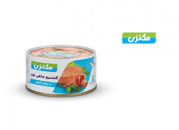 کنسرو ماهی تون مکنزی در روغن گیاهی