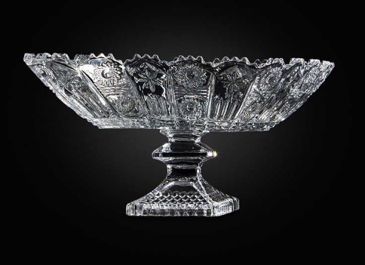 ظرف بلور پایه دار Art in Glass