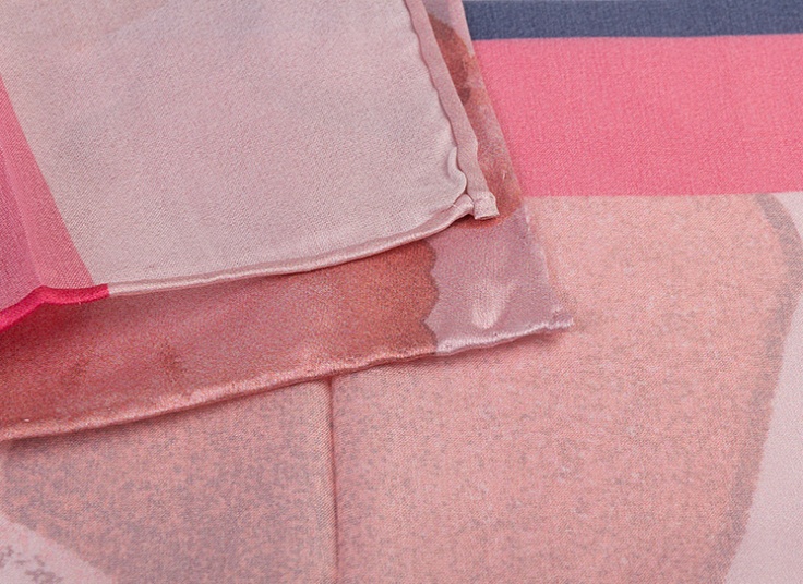 روسری ساتن قواره دار Ziboo