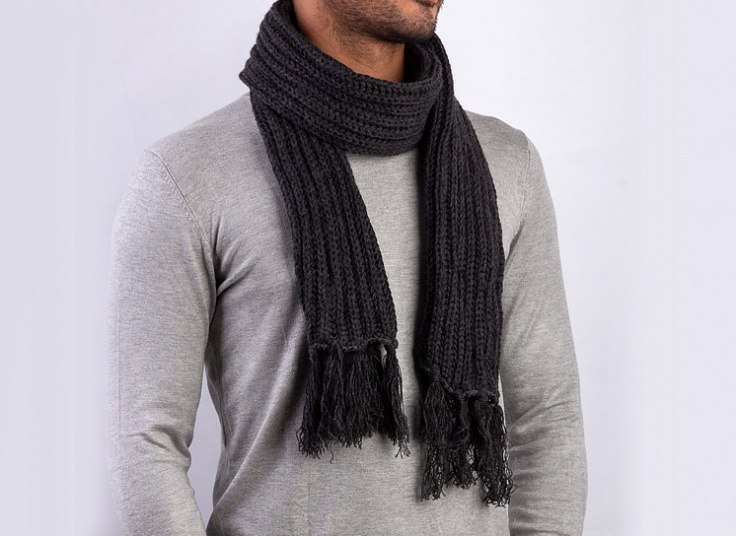 شال گردن بافت برجسته