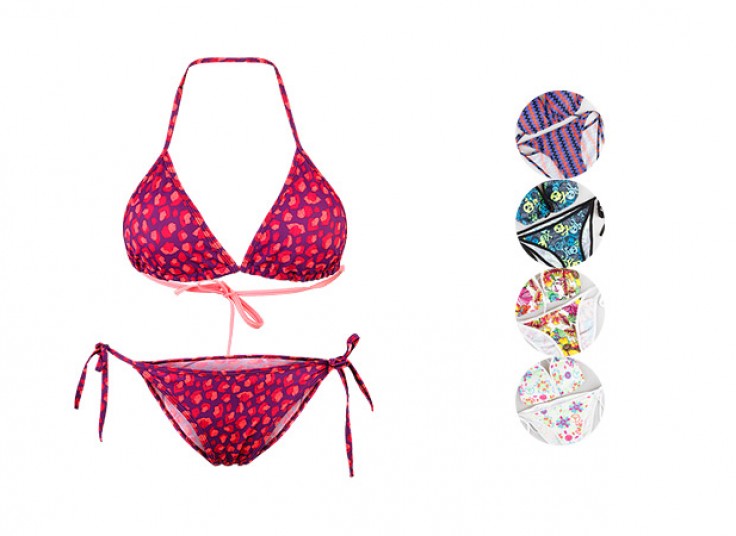 مایو دو تکه Patterned