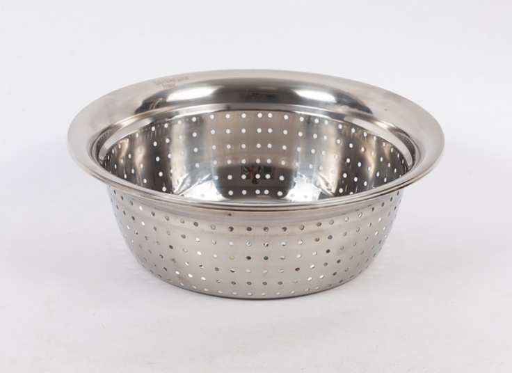 آبکش و لگن استیل Unique