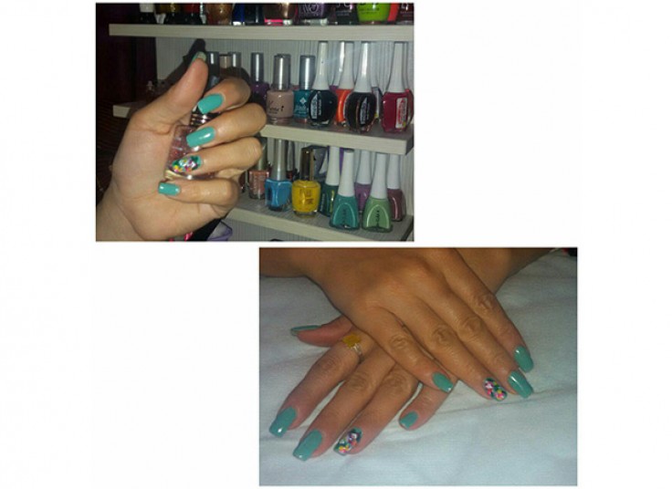 خدمات ناخن سالن زیبایی ارغوان