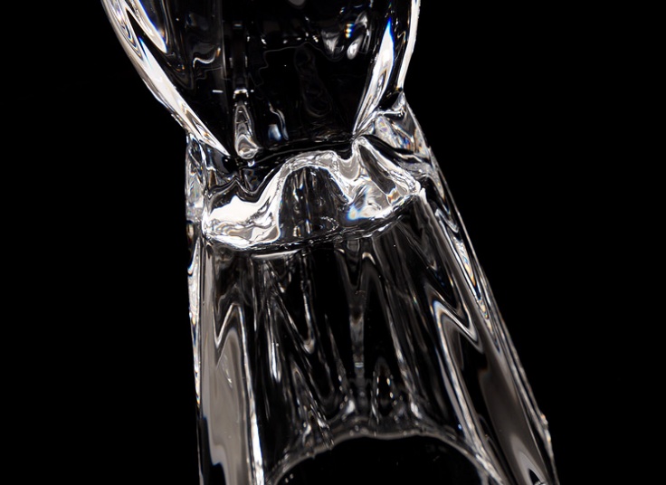 جا شمعی شیشه ای