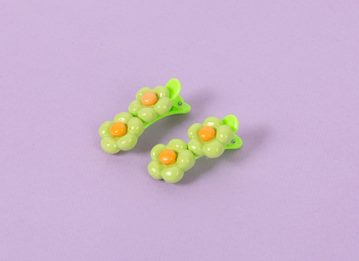 گیره مو انبری طرح گل