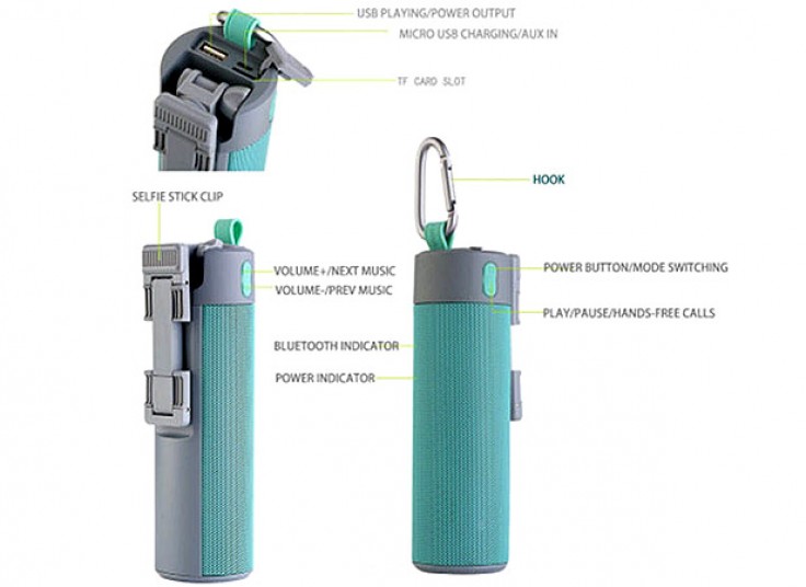 اسپیکر بلوتوث و مونوپاد سه کاره