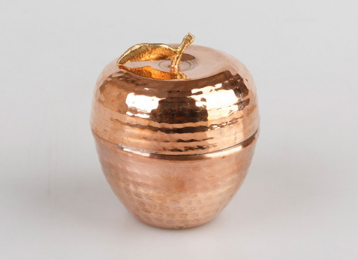 قندان مسی مدل سیب