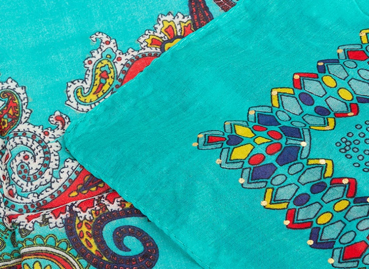 روسری نخی بته جقه Golden dot