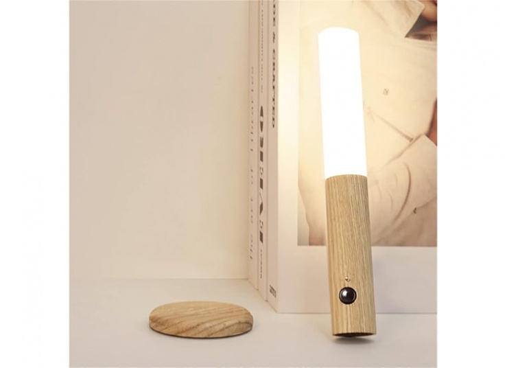 چراغ دیواری هوشمند طرح چوبی