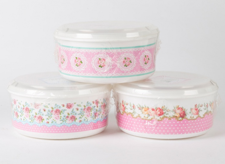 ست ظرف 5 تکه درب دار