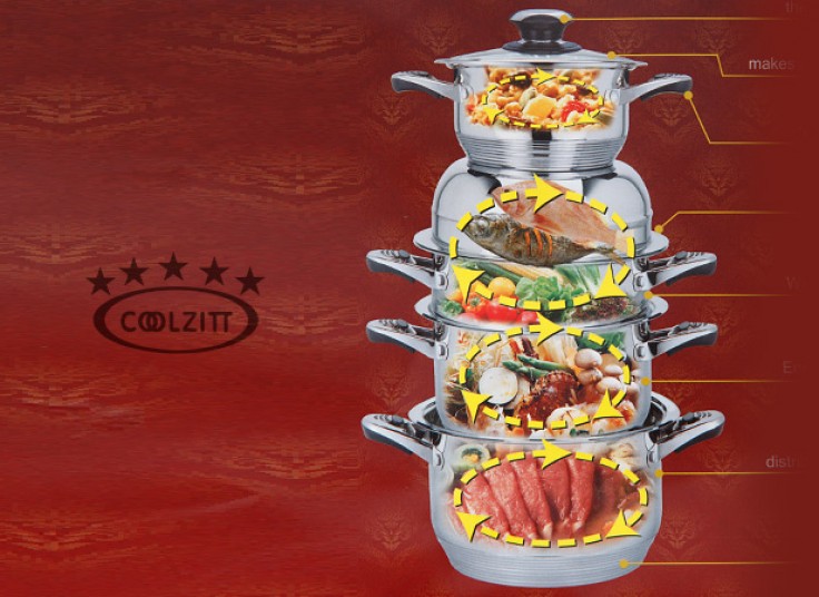 ست قابلمه استیل 20 پارچه COOLZITT
