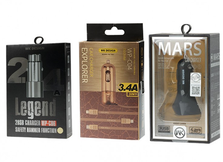 شارژر فندکی خودرو WK