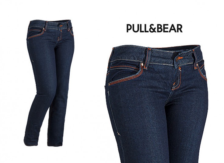 شلوار جین زنانه طرح Pull and Bear