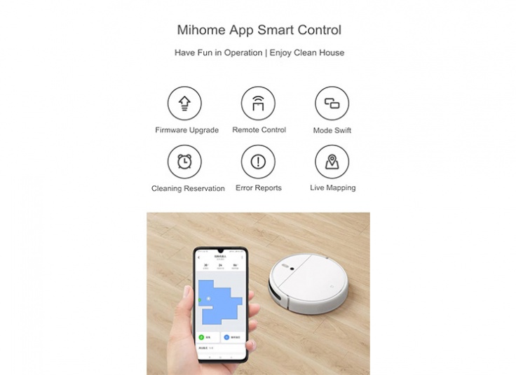 جاروبرقی رباتی هوشمند Xiaomi 1C