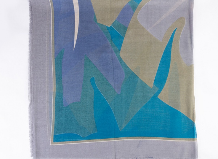 روسری آبرنگی Lamiz