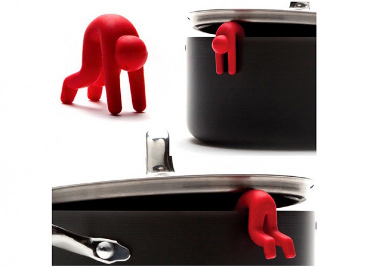 نگهدارنده درب قابلمه آدمک