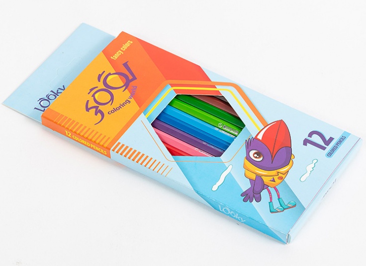 مداد رنگی 12 رنگ Looky