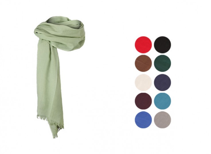 شال نخی ساده Colorful