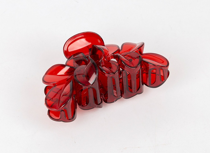 کلیپس مو شیشه‌ای طرح برگ