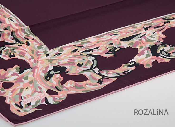 روسری ساتن ابریشم ROSALINA