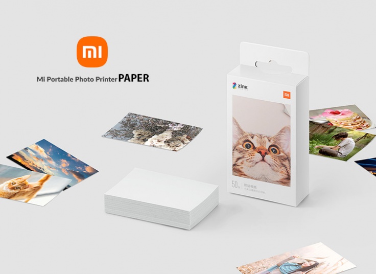 پک 20 عددی کاغذ چاپ پرینتر قابل حمل شیائومی