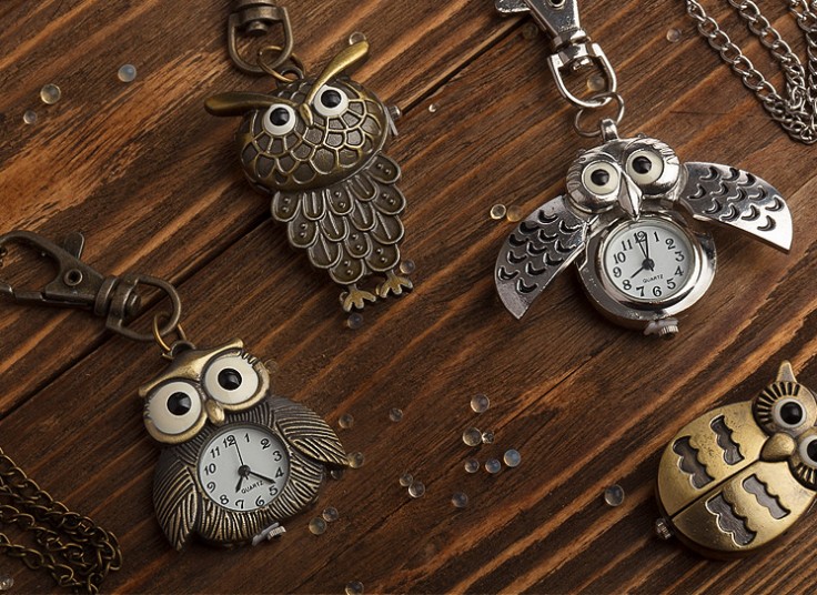 ساعت و آویز جغد