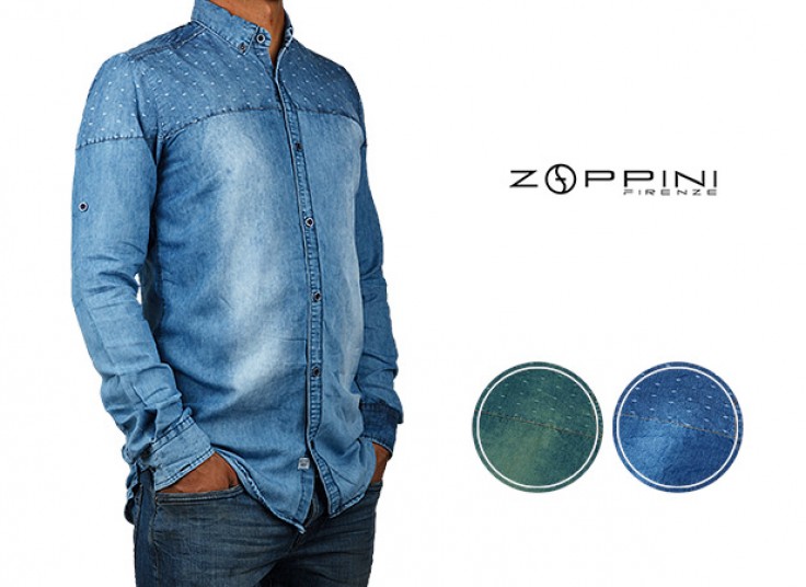 پیراهن طرح جین مردانه 