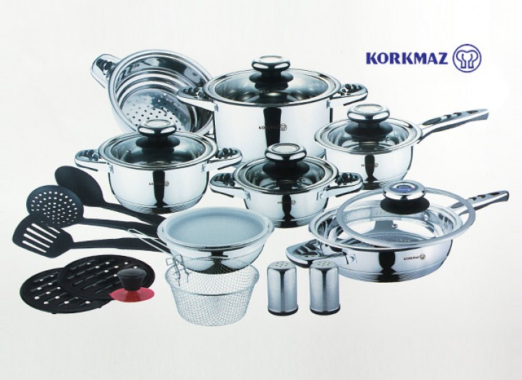 ست 23 پارچه استیل KORKMAZ