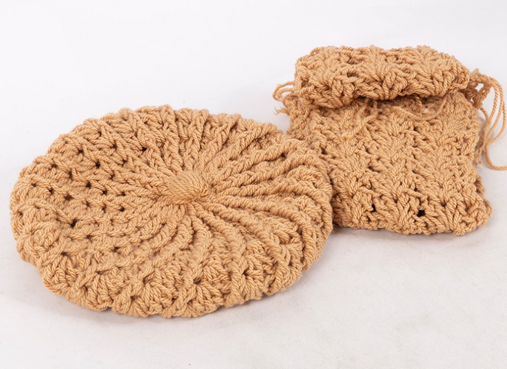 ست کلاه فرانسوی و شال گردن