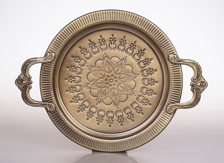 سینی فلزی طرح برجسته