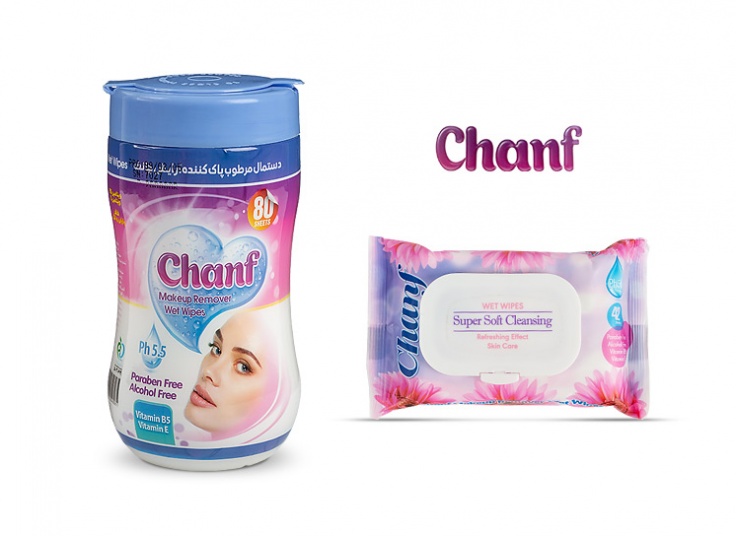 دستمال مرطوب پاک کننده آرایش Chanf