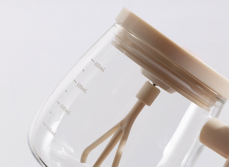 ماگ همزن دار شیشه ای