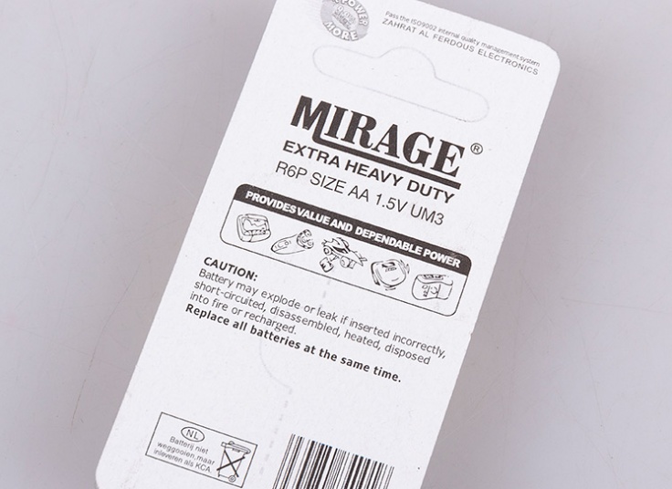 باتری قلمی Mirage