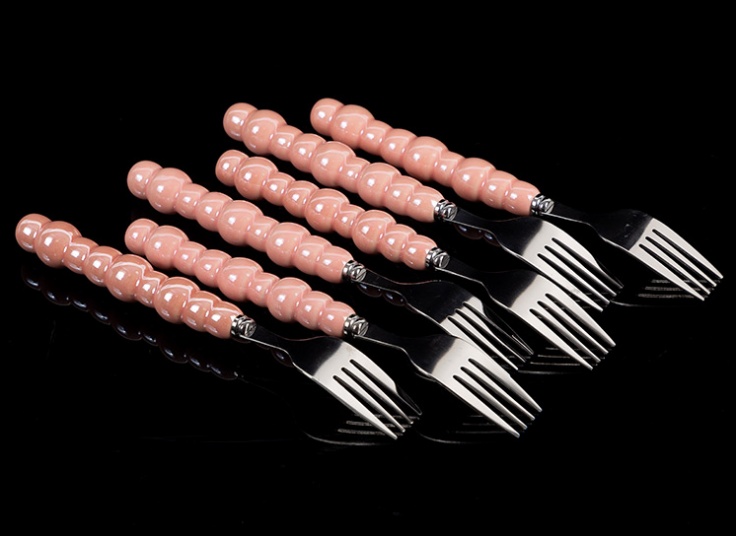 کارد و چنگال دسته مرواریدی