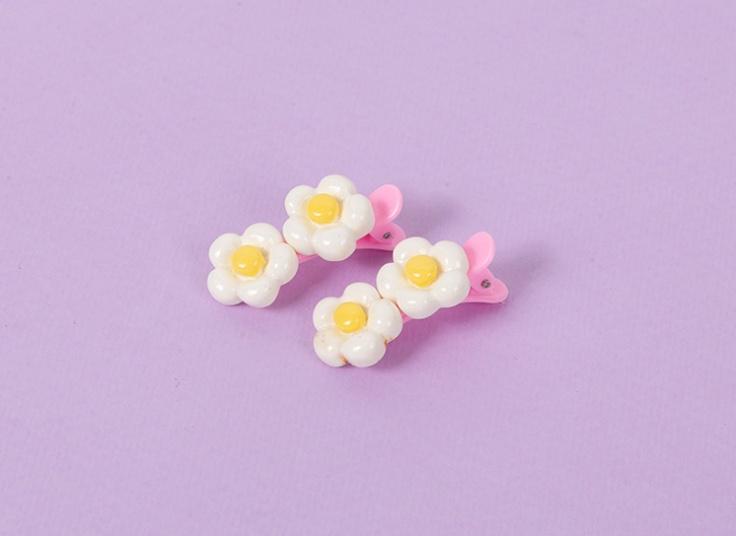 گیره مو انبری طرح گل